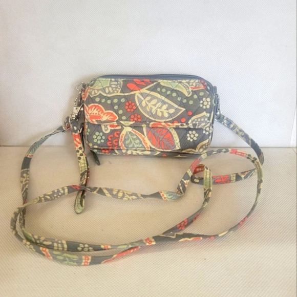 VERA‎ BRADLEY CROSSBODY WALLET STYLE HANDBAG PURSE - Picture 1 of 6